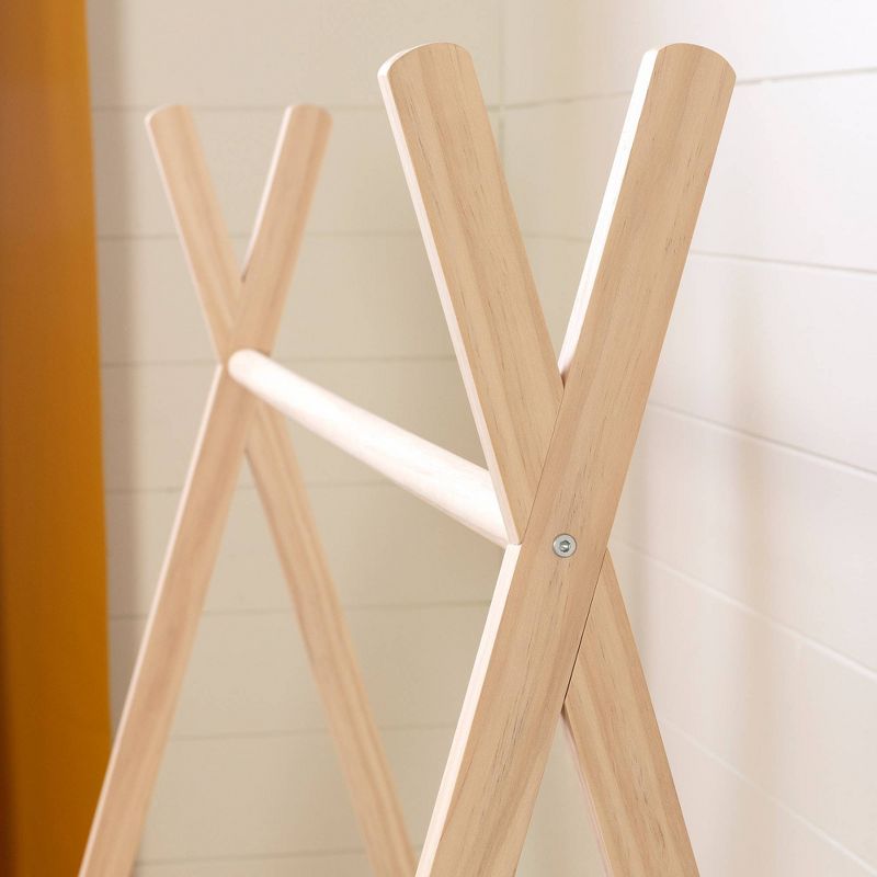 Kids' Sweedi Scandinavian Clothes Rack Natural Wood - South Shore