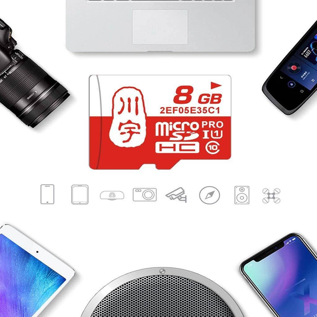 LQNCK TF Memory Card 8GB16GB 32GB 64GB 128GB High-Speed Mobile Phone Memory Expansion Card Flash Card Monitor Driving Recorder Memory Card (Capacity : 8GB)