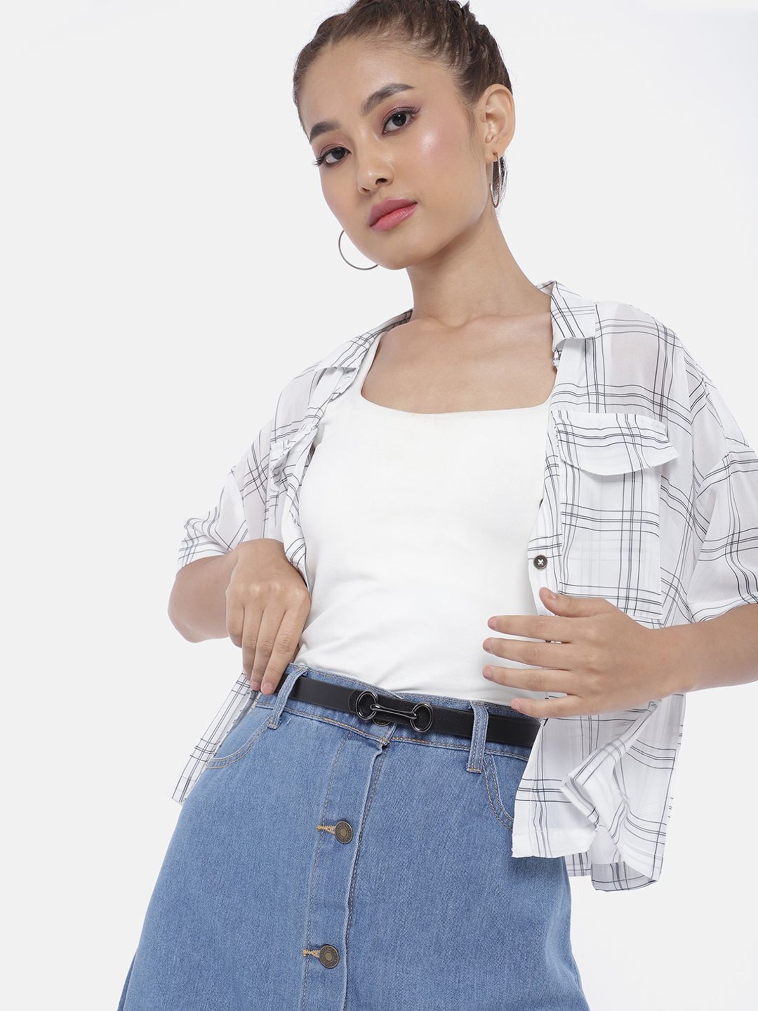 Antony Morato Black Leather Solid Waist Belt