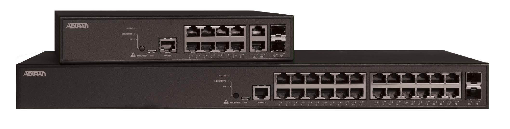 Adtran NetVanta 1560 26 Port Managed Layer 2/3 GigE 1560-24 740W PoE Switch - 17108124PF2