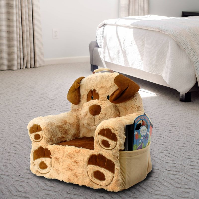 Soft Landing Sweet Seats Tan Dog Children's Soft Chair