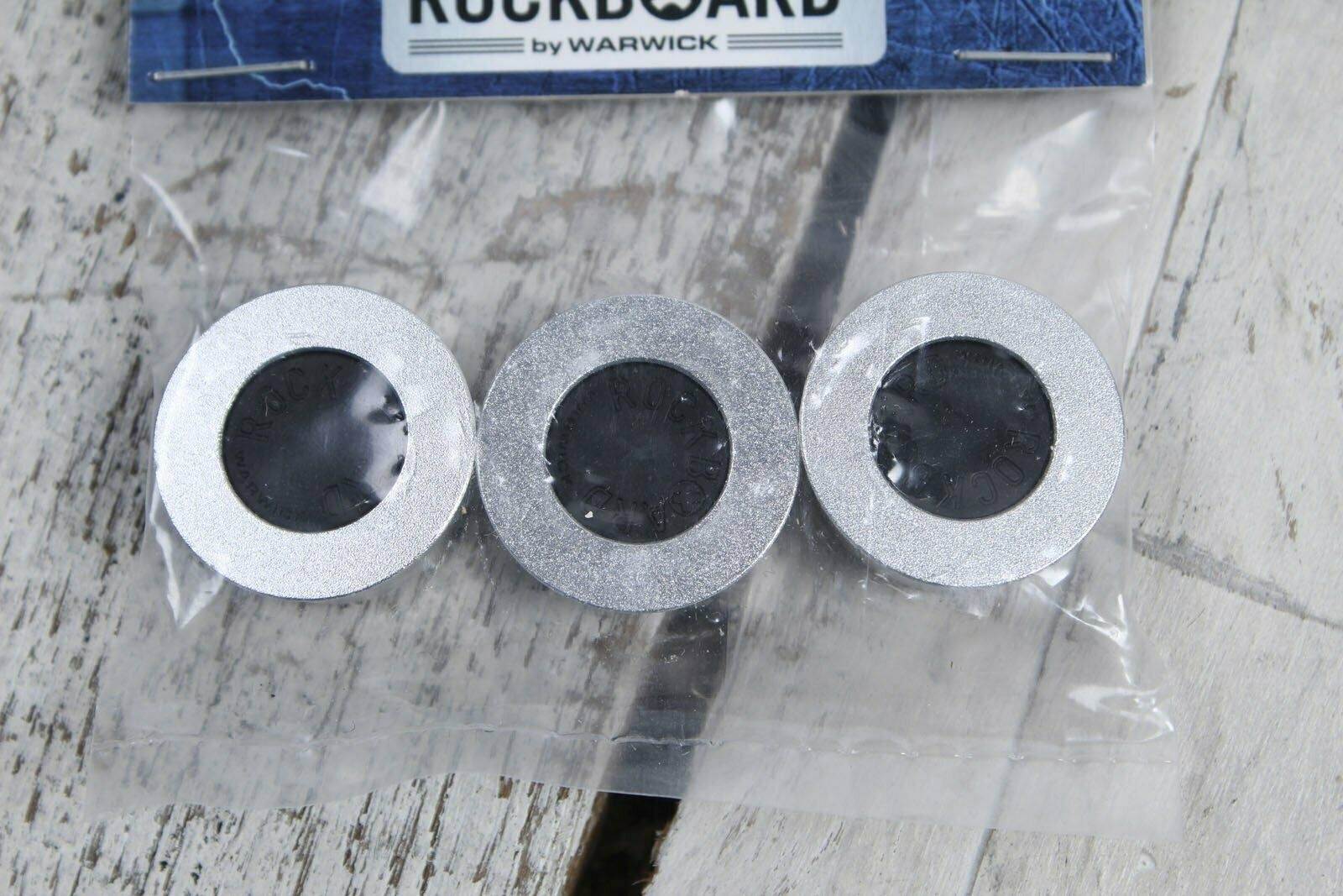 RockBoard by Warwick RBO FT BIGTOE SI BigToe 3 Piece Footswitch Topper Silver