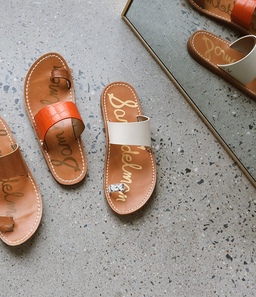 Sam Edelman Maxy Leather Toe Ring Sandals