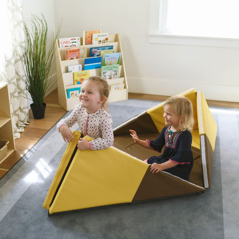 ECR4Kids SoftZone Tent Canoe and Tumbler Too, Unique Transforming Activity Play Mat