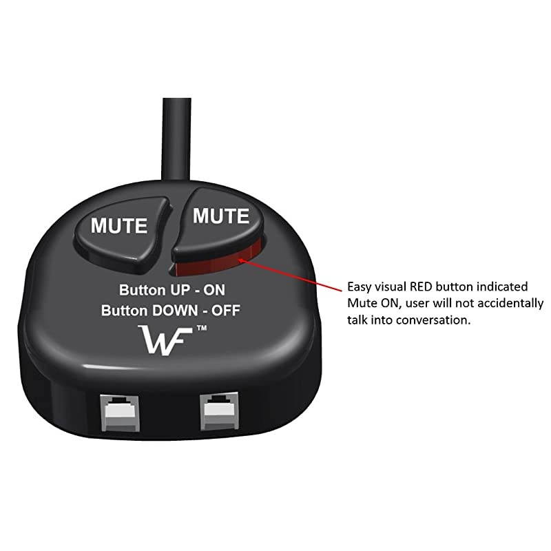 Training Adapter Y Splitter+Mute Button for Headset for Nortel Meridican Norstar Avaya Ashtra Mitel Polycom Ge and Other IP Phone