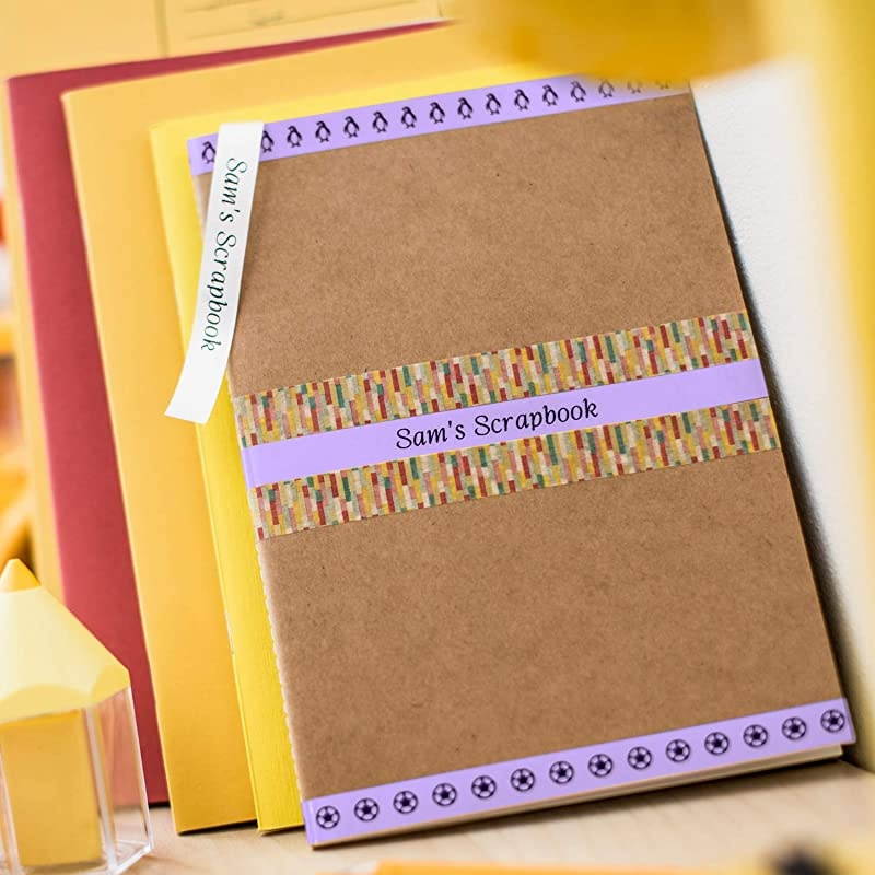 Genuine Ptouch TZEMQF31 Tape 12quot 047quot Wide Standard Laminated Tape Black on Pastel Purple Laminated for Indoor or Outdoor Use WaterResistant 047quot x 262 12mm x 8M TZEMQF31