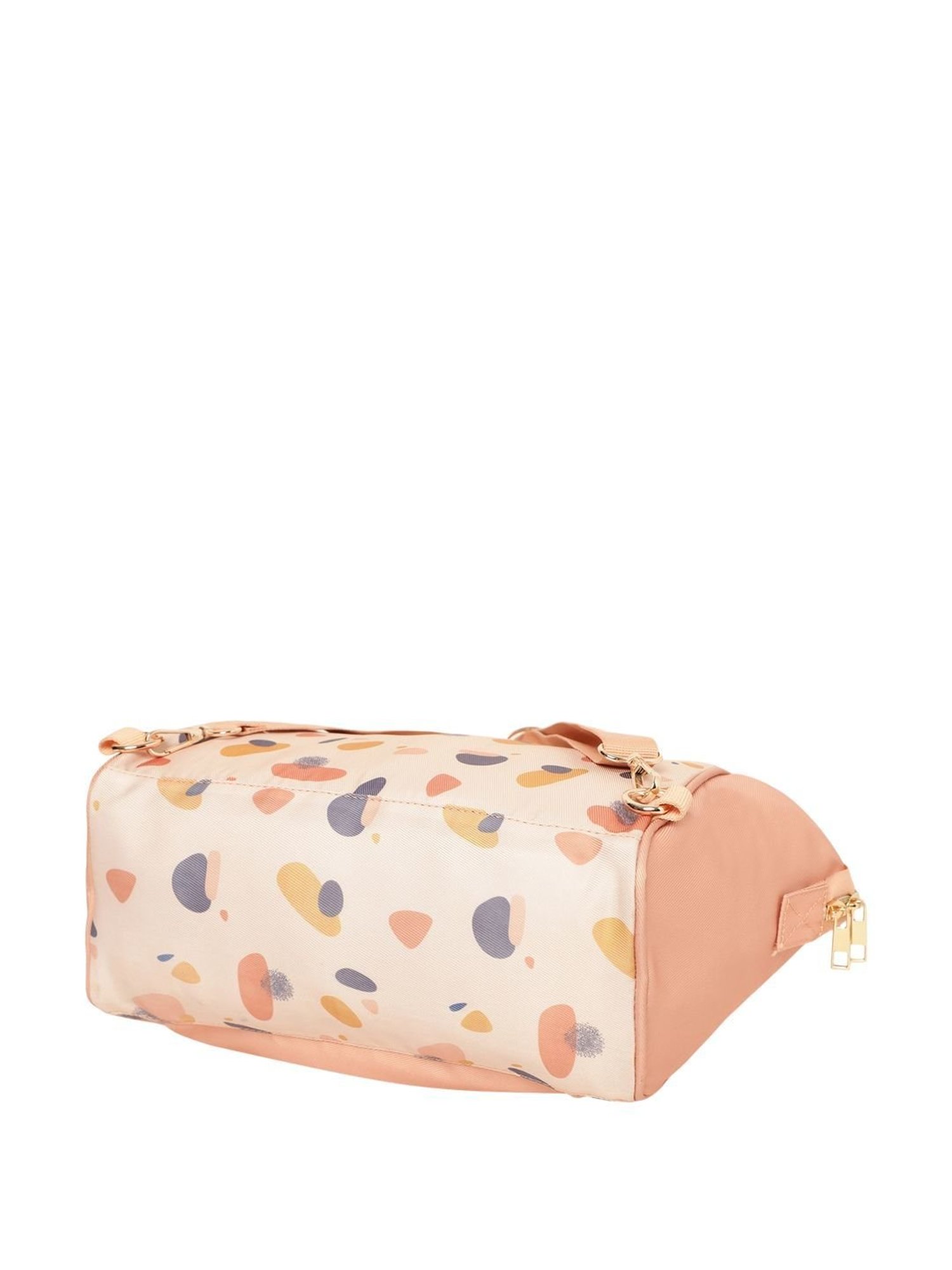 MiArcus Peach Stone Print Diaper Bag