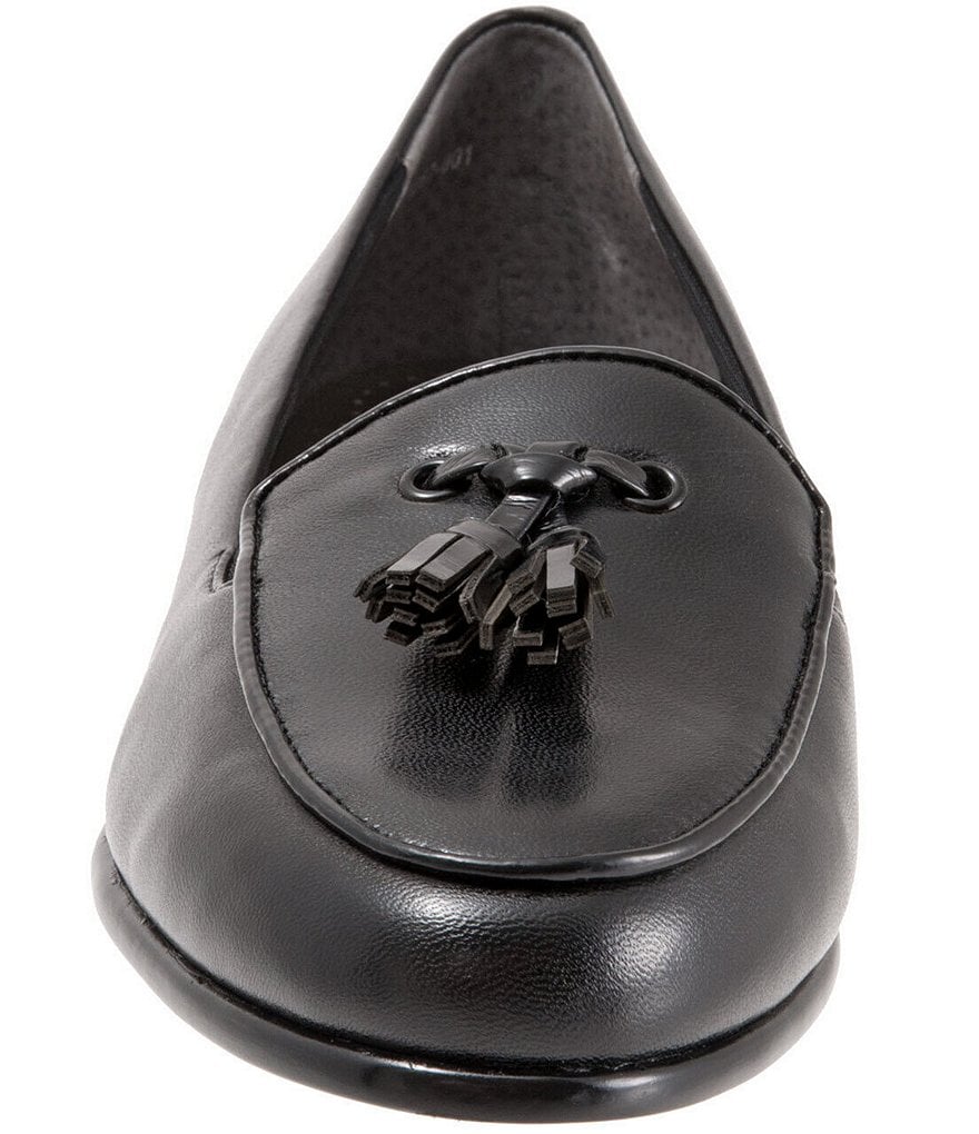 Jack Rogers Blair Pointed Toe Bow Leather Flats