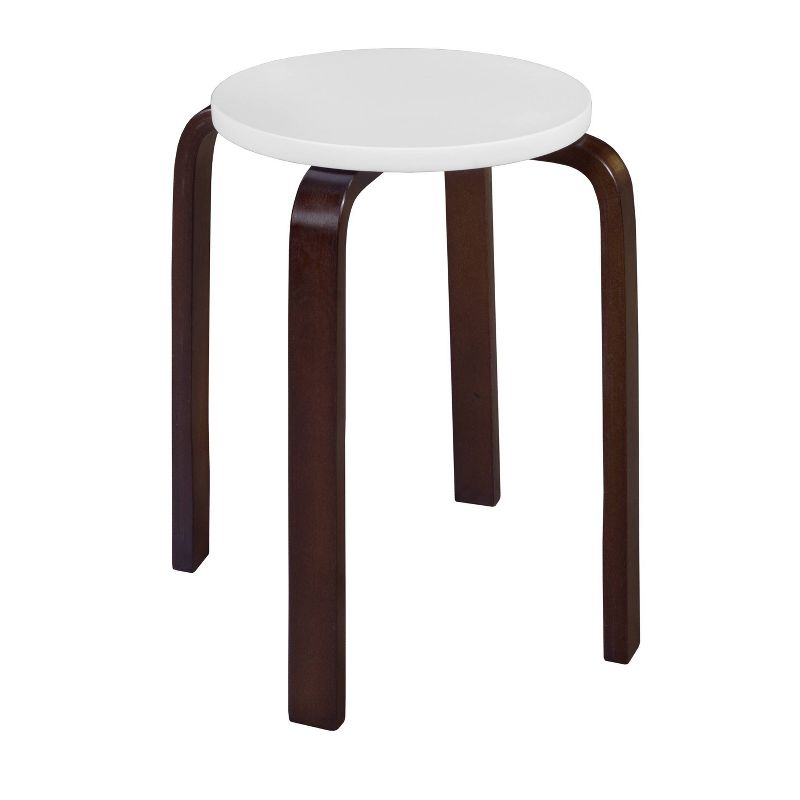Mia Bentwood Stool Mocha Walnut/Beige - Niche
