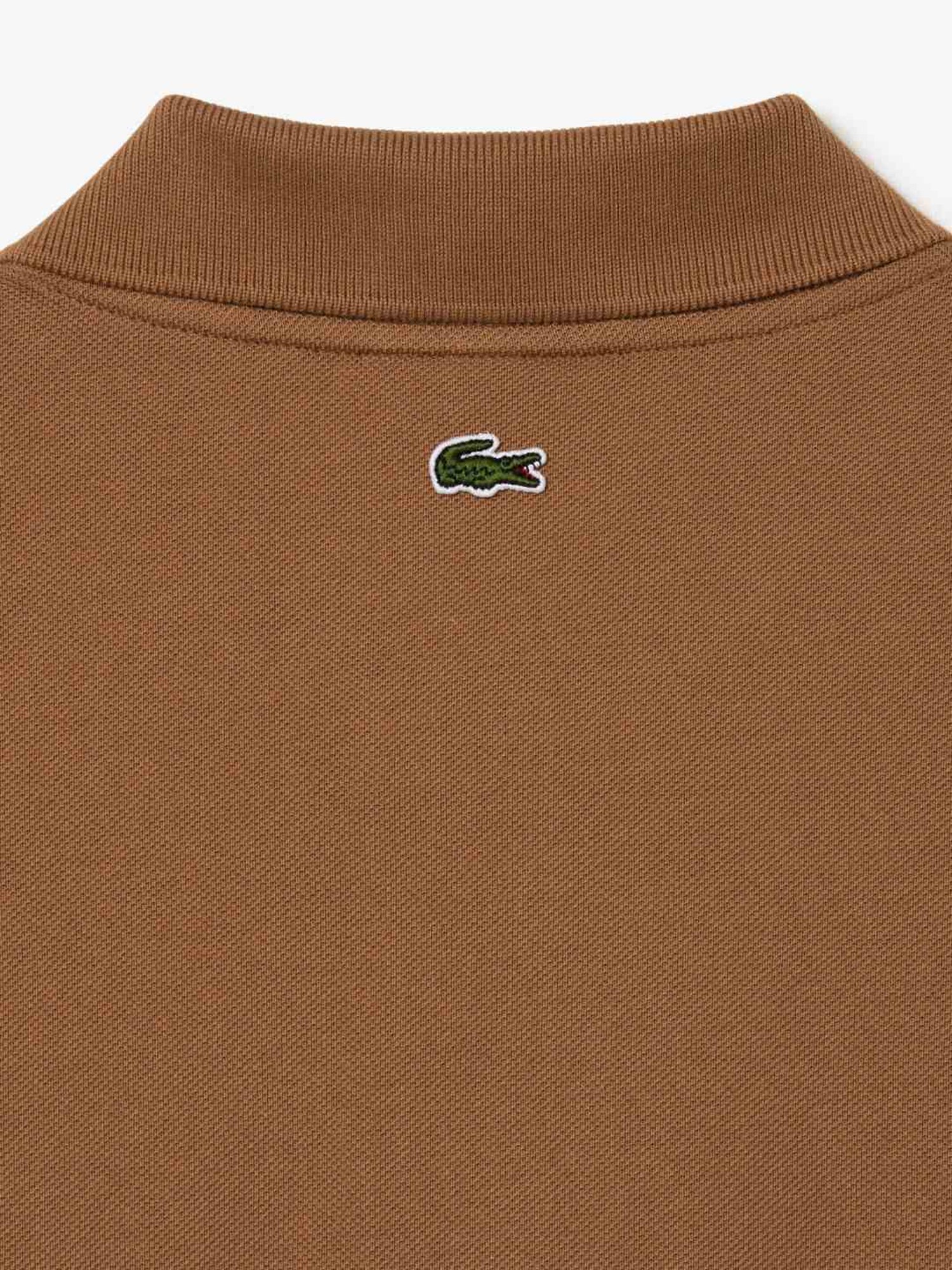 Lacoste Beige Cotton Classic Fit Polo T-Shirt