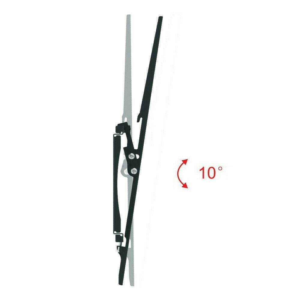 Flat TV Wall Mount Bracket 10&deg;Tilt Swivel for 32" 37" 42" 50" 55" 60" 65" 70"