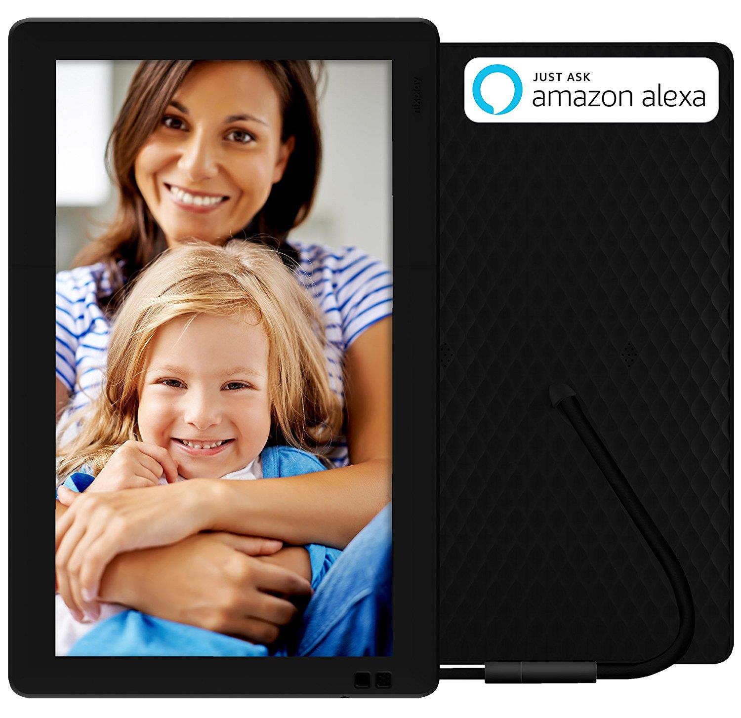 Nixplay Seed 10.1 inch Widescreen Digital WiFi Photo Frame with Motion Sensor and iOS/Android App (W10B)