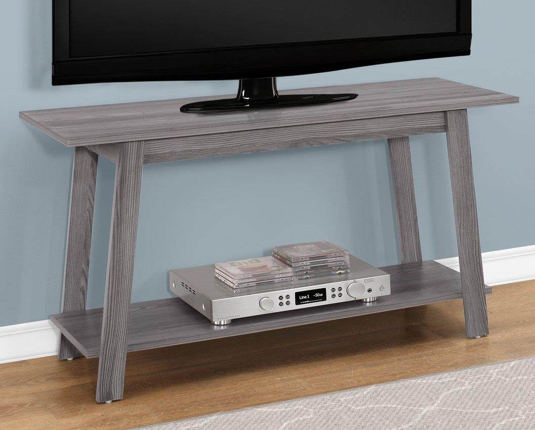 Monarch Specialties I 2737 TV STAND-42 L, Grey