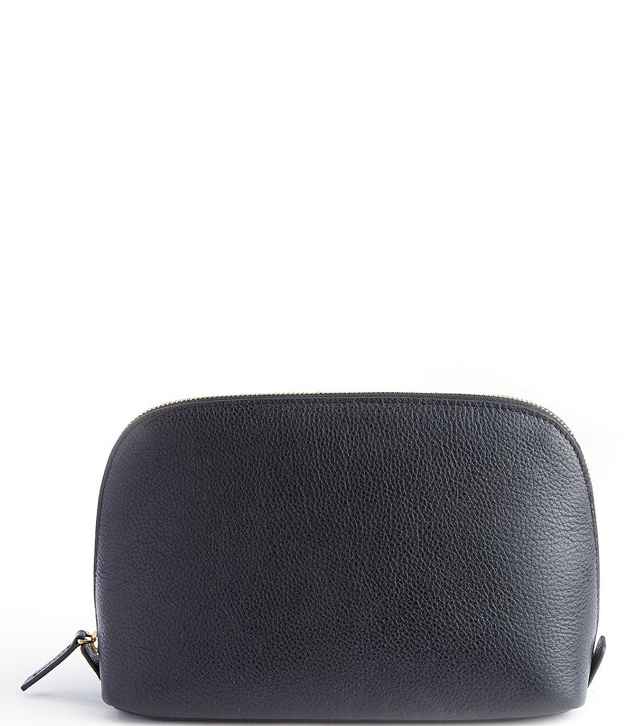 ROYCE New York Leather Large Cosmetic Bag