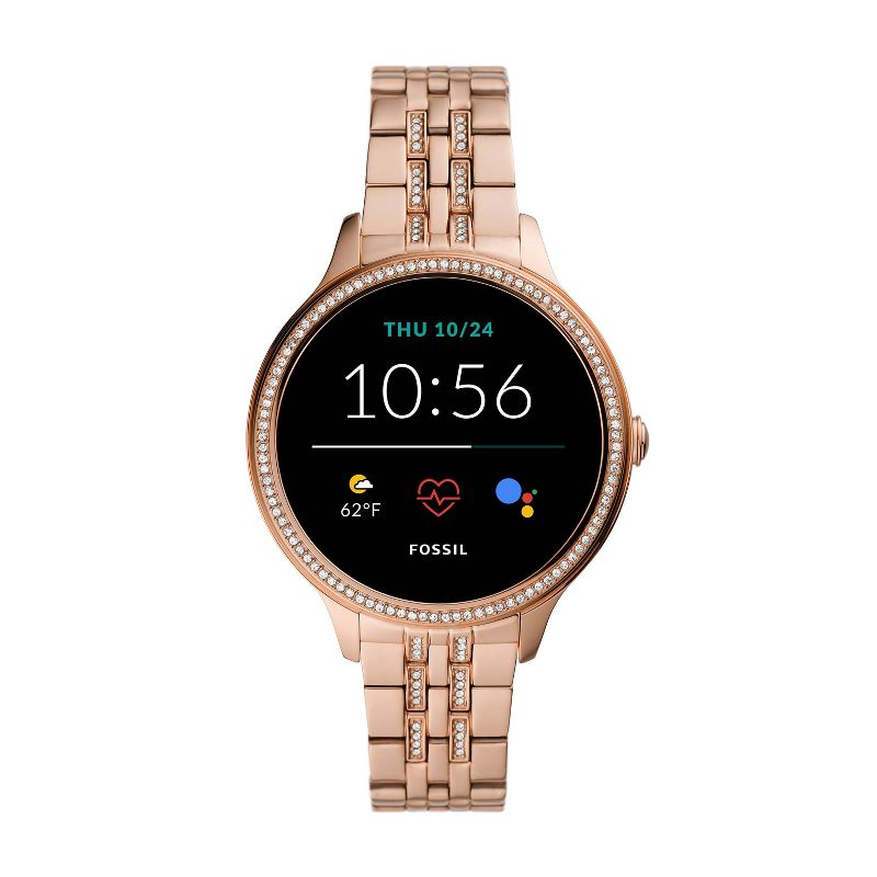 Fossil Gen 5E Smartwatch 42mm - Rose Gold-Tone Stainless Steel