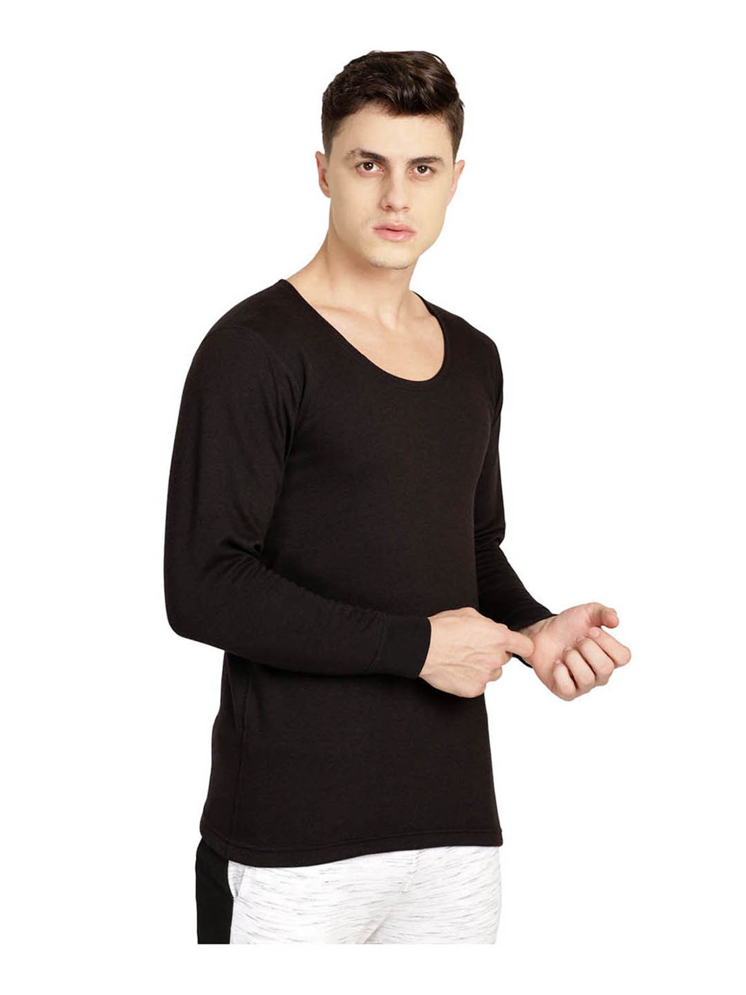 Bodycare Insider Black Regular Fit Thermal Top