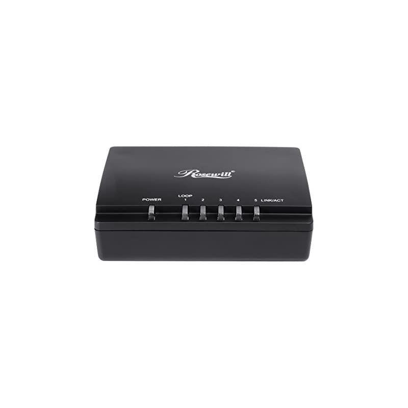 5 Port Gigabit Network Switch Ethernet switch Desktop Switch with 9K Jumbo frame and silent operation for home and small business users RC409LXv2
