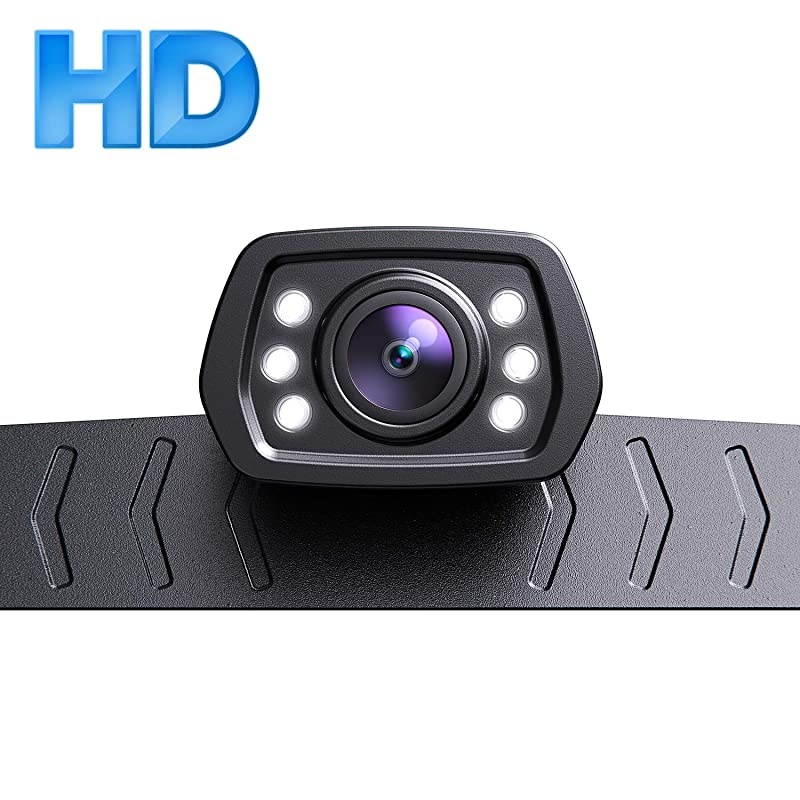 Backup Camera for Car Pickup Trucks SUVs Vans RVs License Plate Rearview Camera Night Vision IP69 Waterproof Wide ViewB01