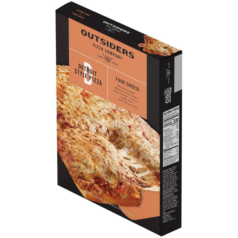 Outsiders Pizza Company Detroit Style Four Cheese Frozen Pizza - 26.6oz