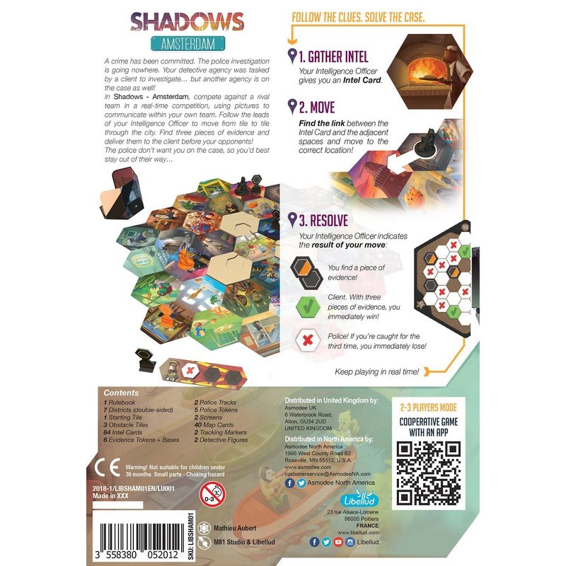 Shadows: Amsterdam Board Game
