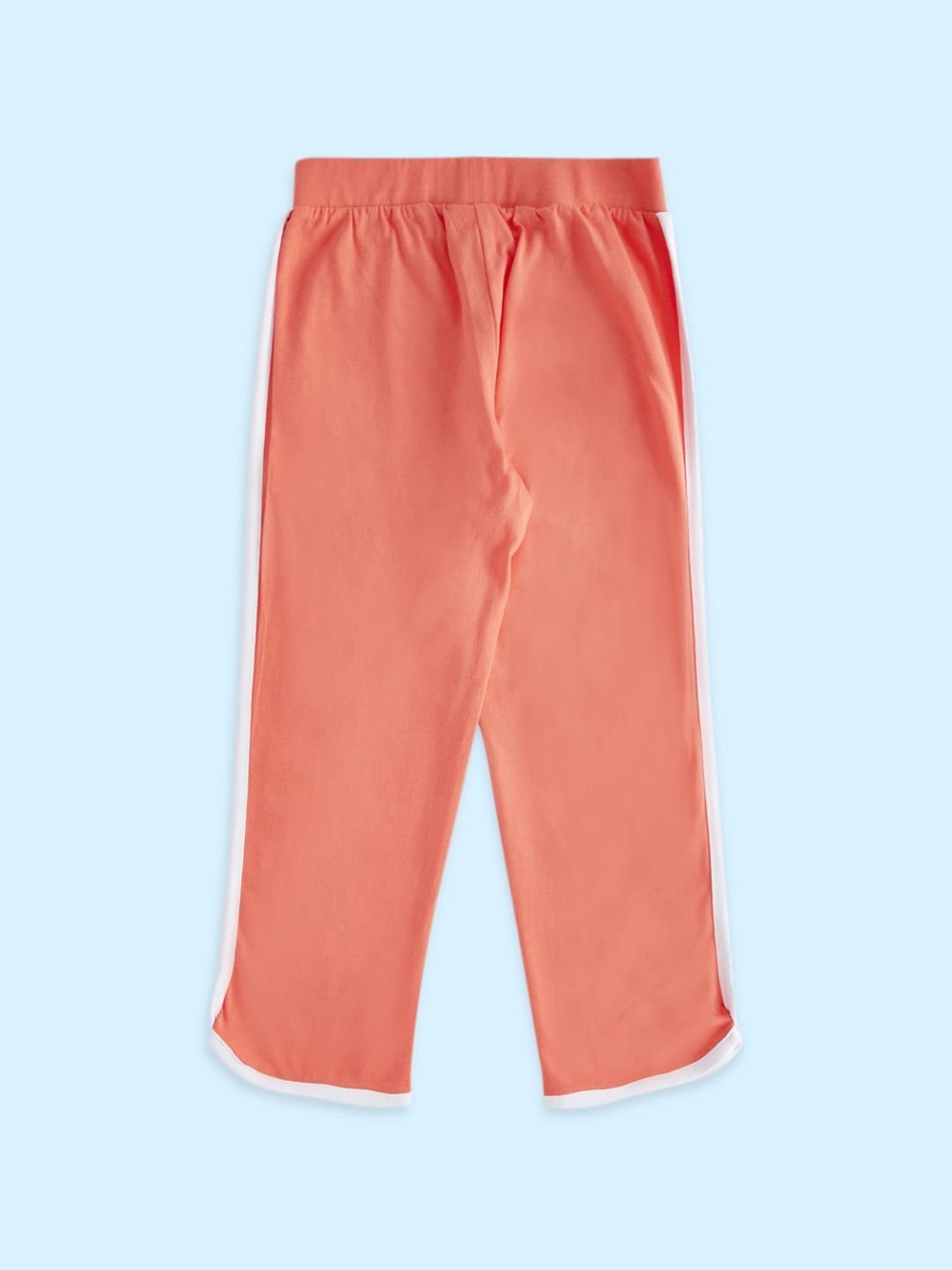 Cub McPaws Kids Teal Blue Cotton Over Dyed Trackpants