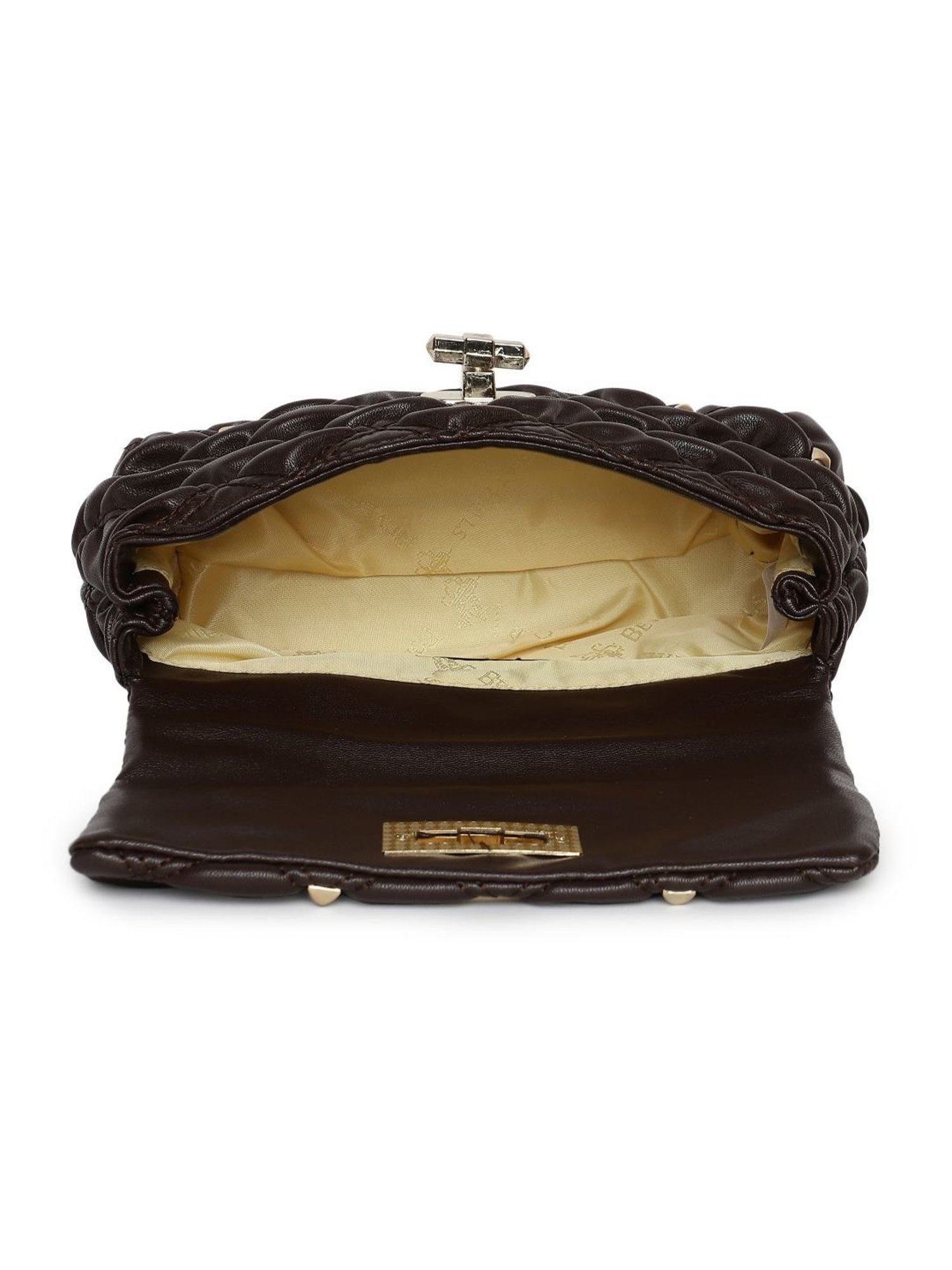 Beverly Hills Polo Club Brown Studded Medium Cross Body Bag