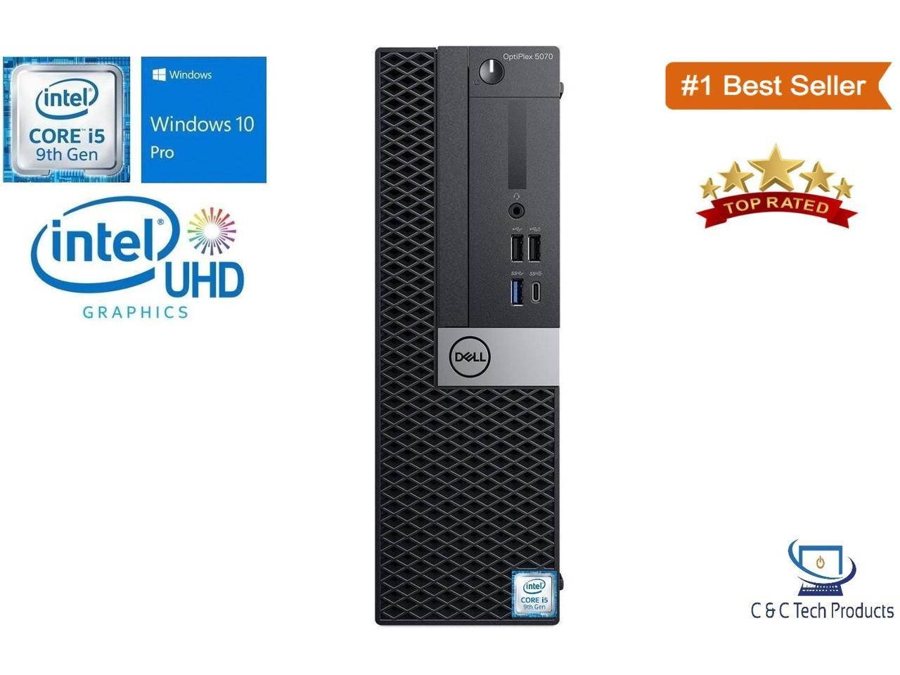 Dell Optiplex 5070 Small Form,9th Gen Intel Core i5-9500 Six Core Processor,8GB DDR4,1TB SSD,Intel UHD Graphics 630,USB,Display Port,Windows 10 Pro