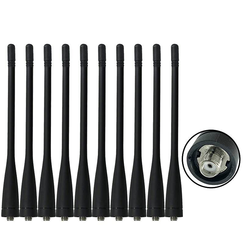10Pcs KRA27 Antenna UHF for Kenwood TK3140 TK3160 TK3170 TK3180 TK5310 TK5320 Radio