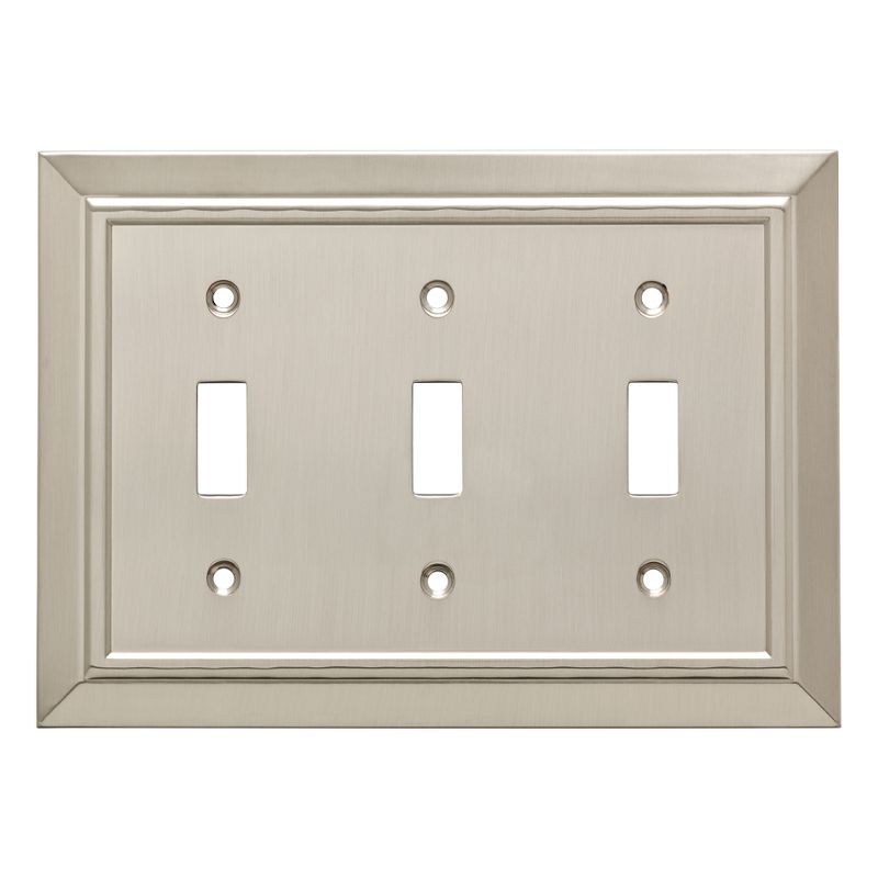 Franklin Brass Classic Beadboard Double Duplex Wall Plate White