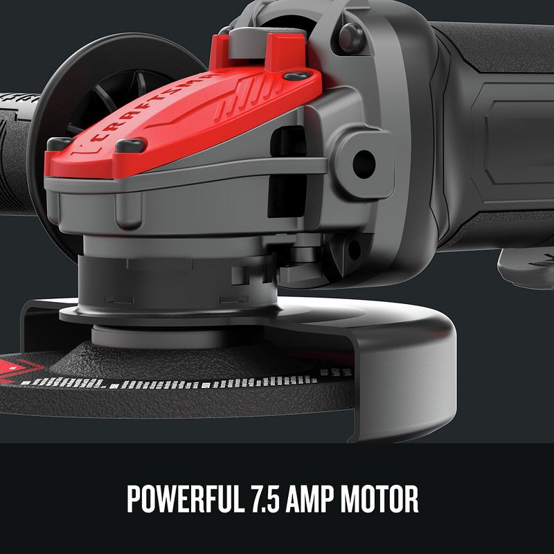 Craftsman CMEG200R 7.5 Amp Brushed 4-1/2 in. Corded Small Angle Grinder