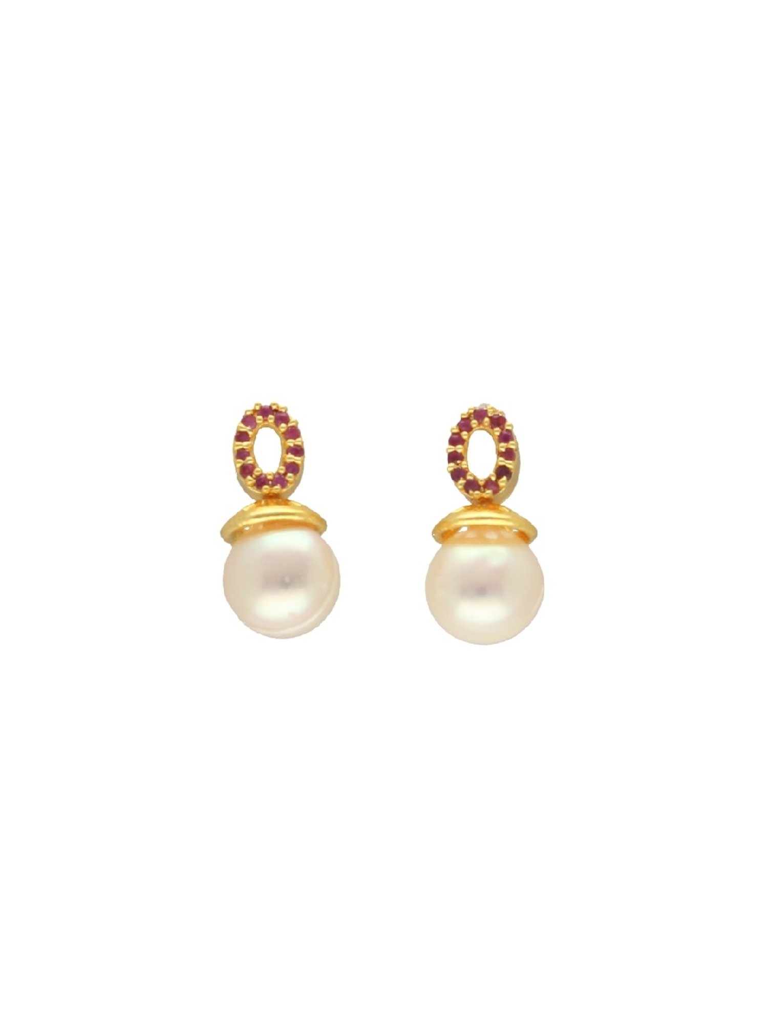 Sri Jagdamba Pearls Siddhi Pearl Earrings for Women and Girls