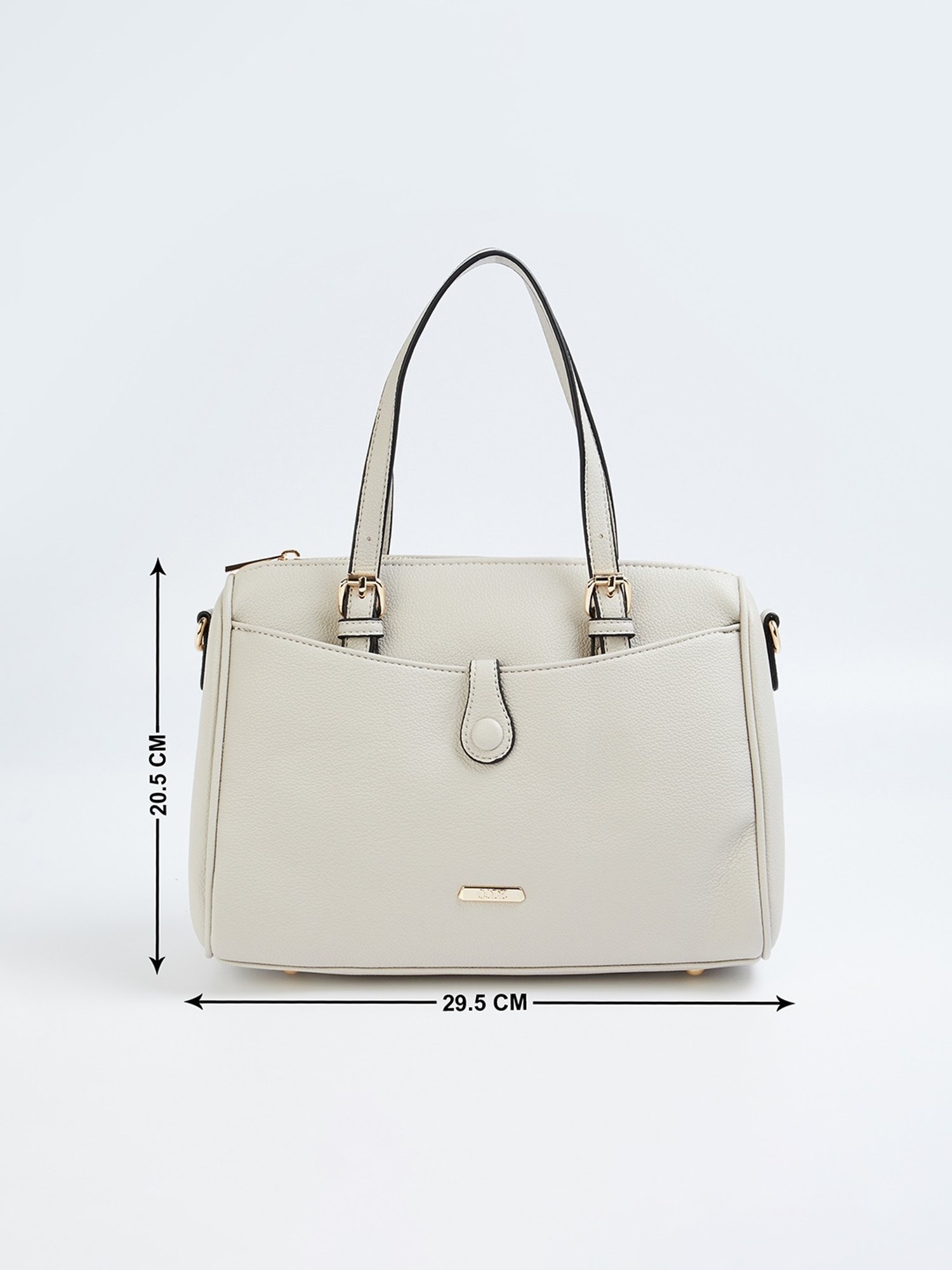 Code by Lifestyle Grey Textured Handbag