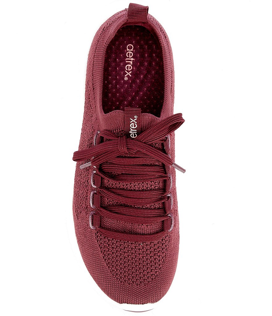 Aetrex Carly Knit Lace-Up Sneakers