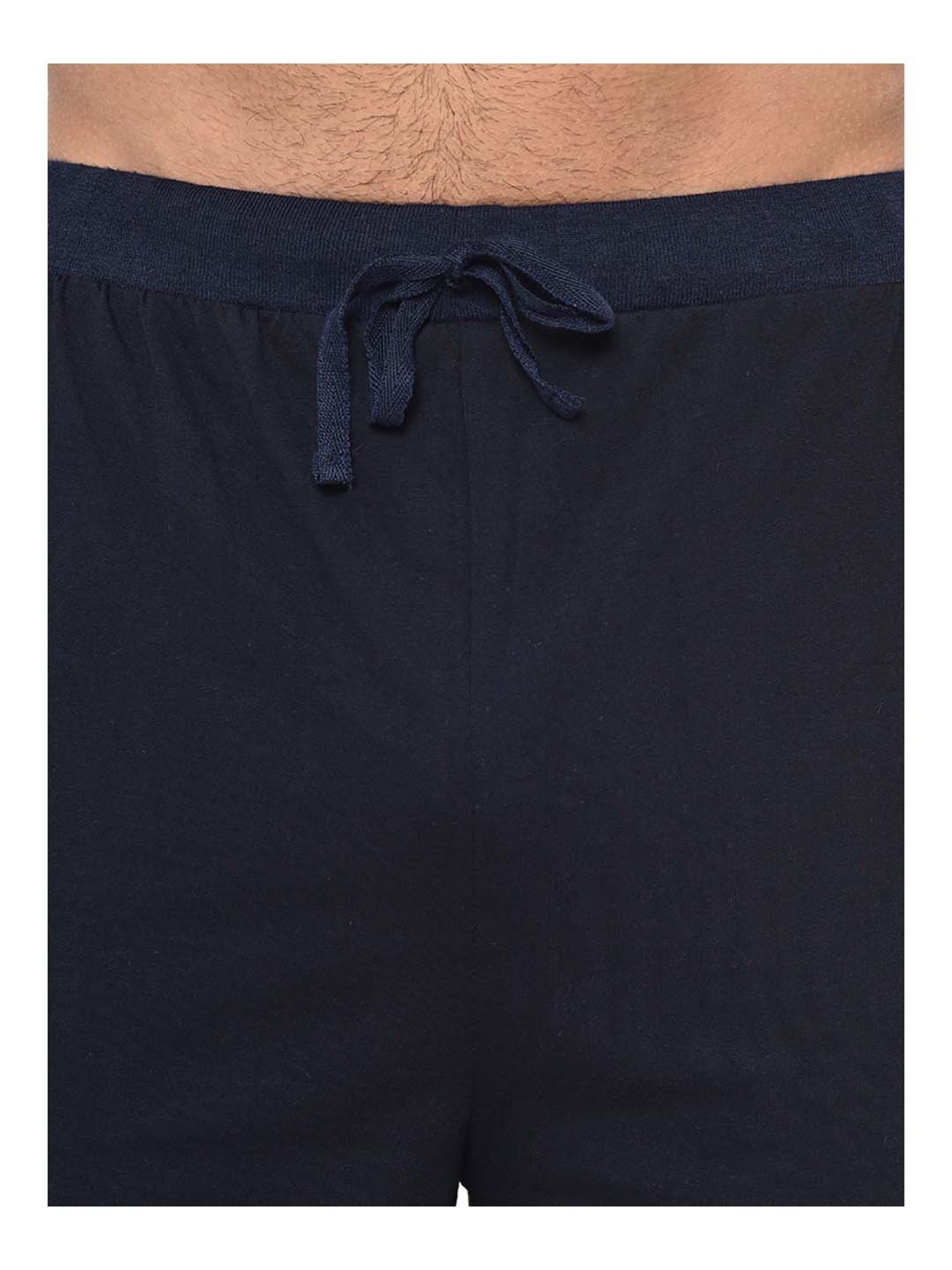 Crimsoune Club White Cotton Regular Fit Printed Lounge Shorts