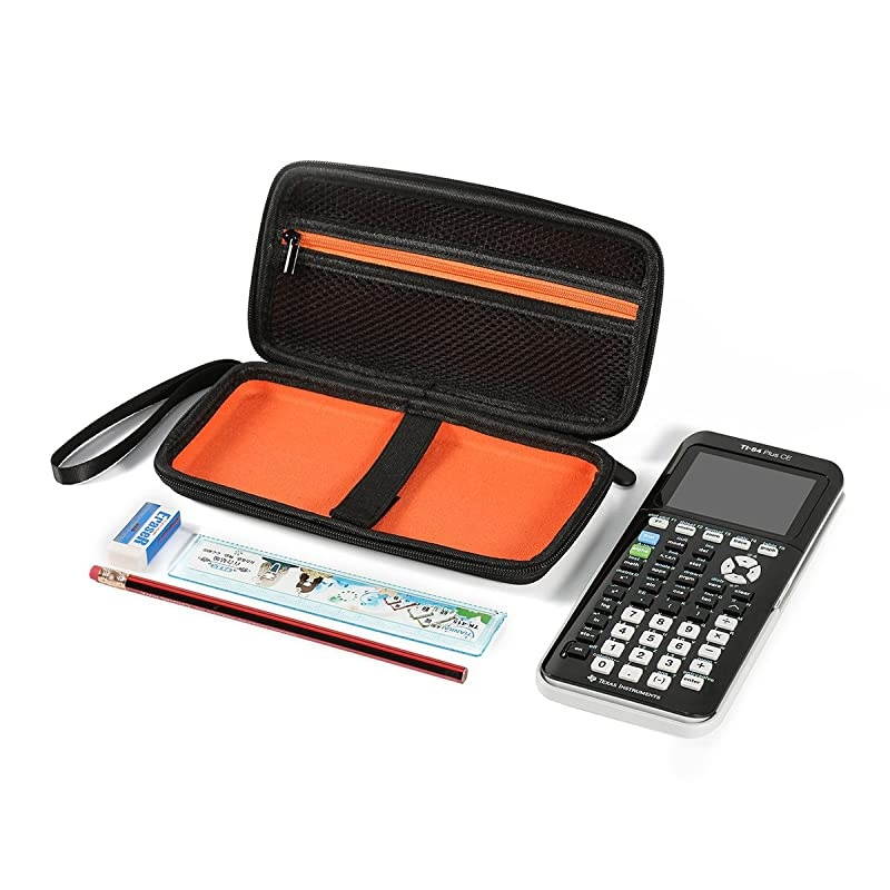 Carrying Case Storage Travel Bag for Graphing Calculator Texas Instruments TI83 Plus TI84 Plus CE TI89 Protective Pouch Black