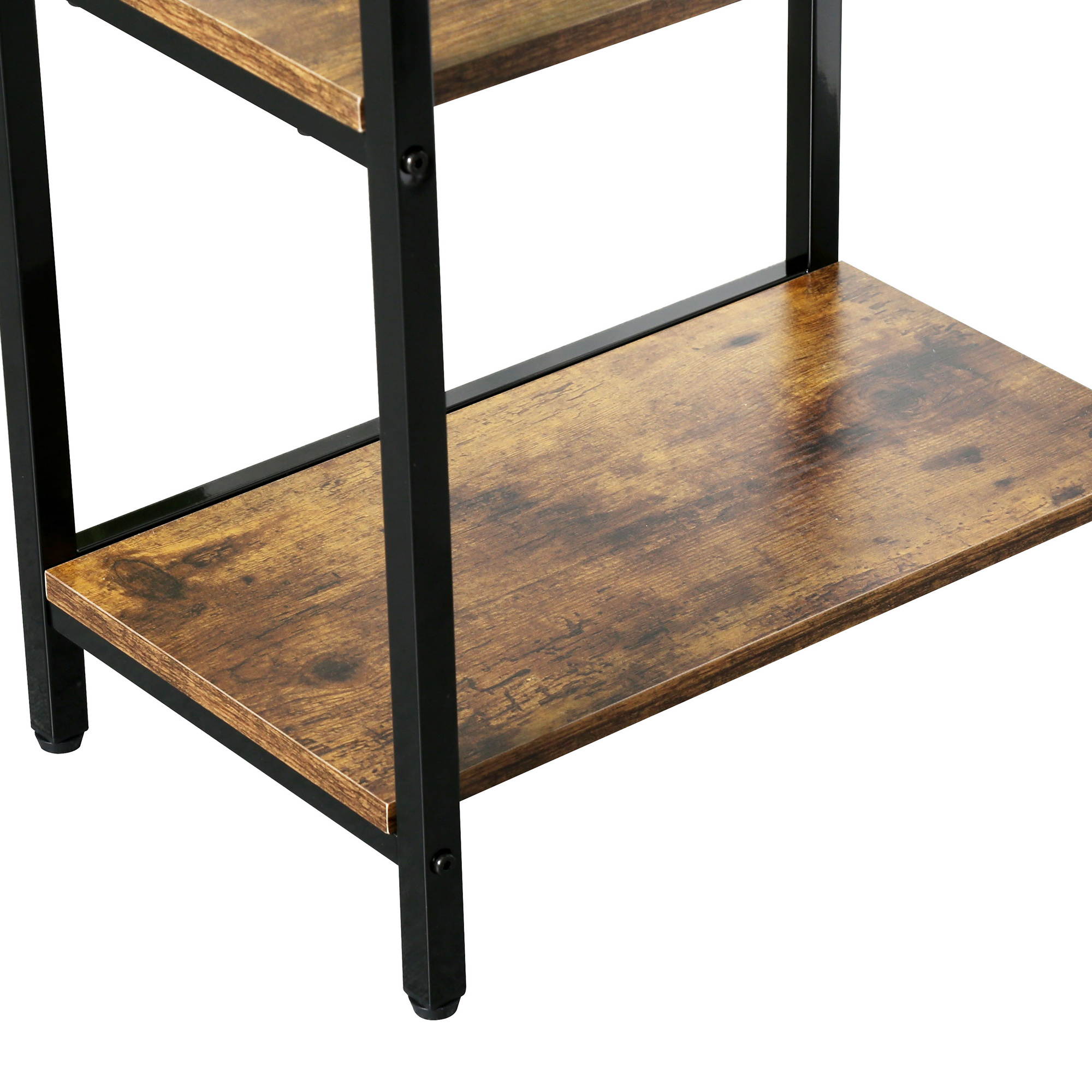 55 Inch Gaming Desk Racing Style Computer Desk Living Room Desk Home Office Desk Writing Table Study Table With 2 Shelves On Either Side and Adjustable Foot