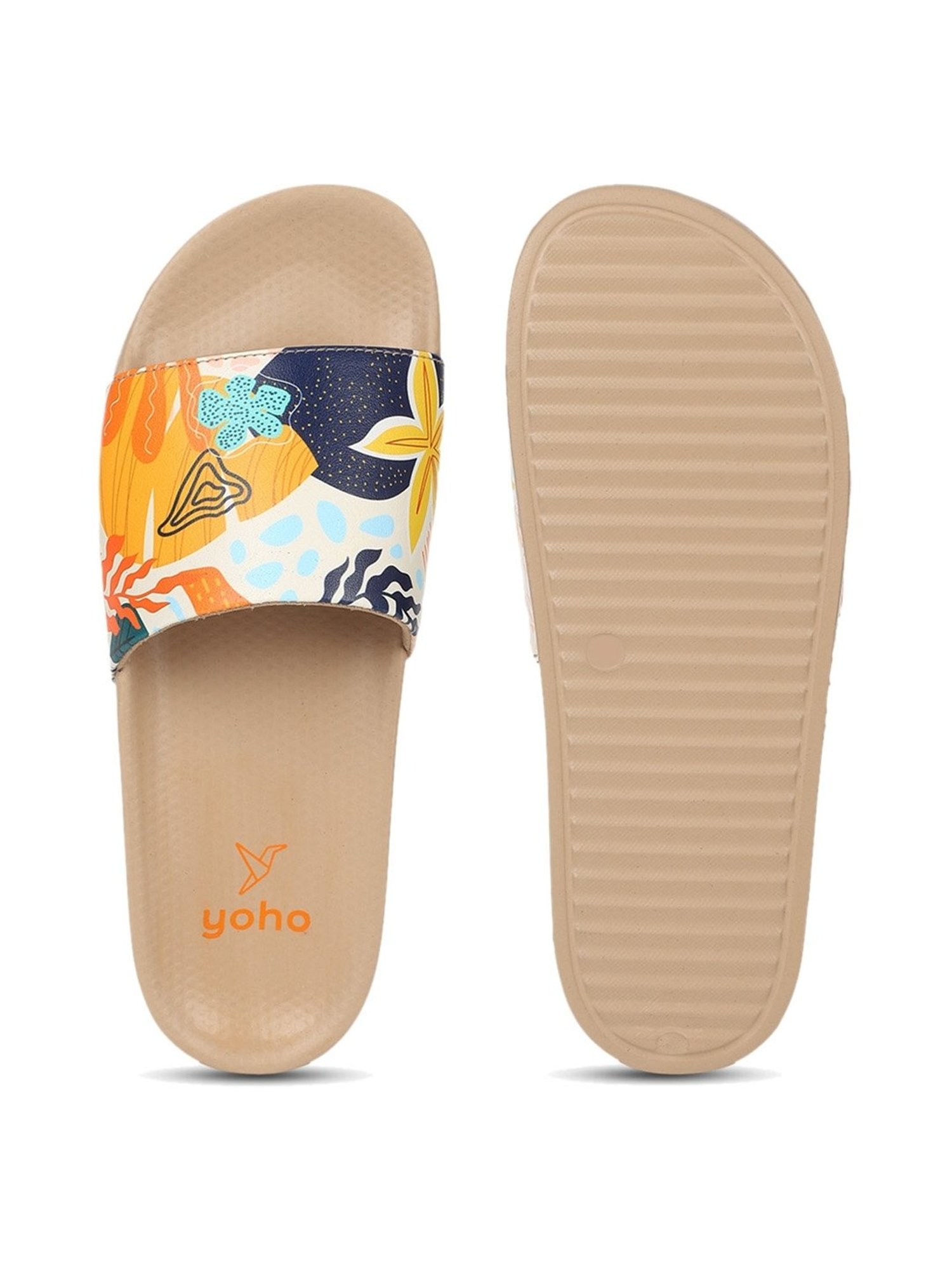 Yoho Women's Tropica Multicolor Slides