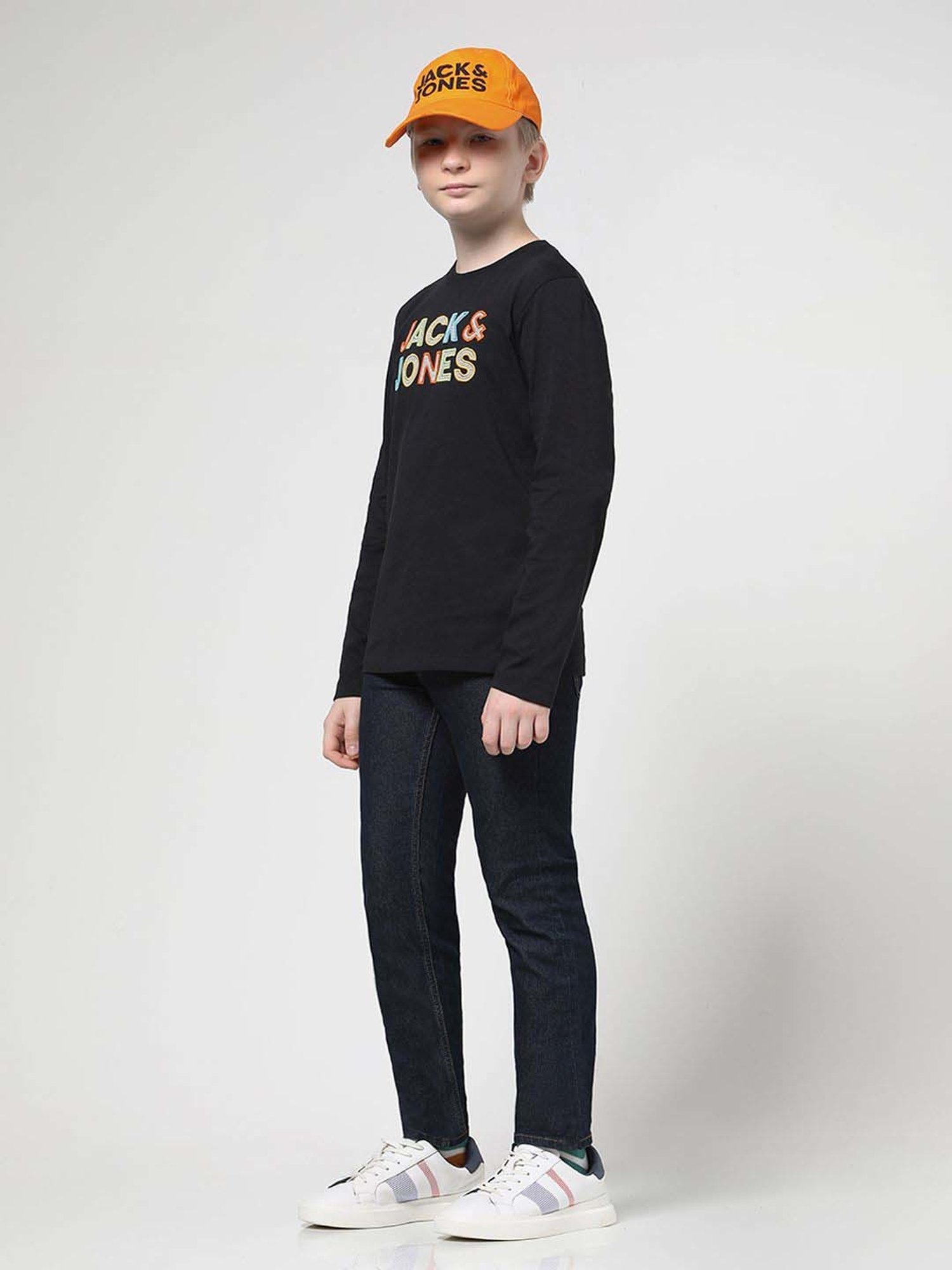 Pepe Jeans Boys Dark Blue Solid Jeans