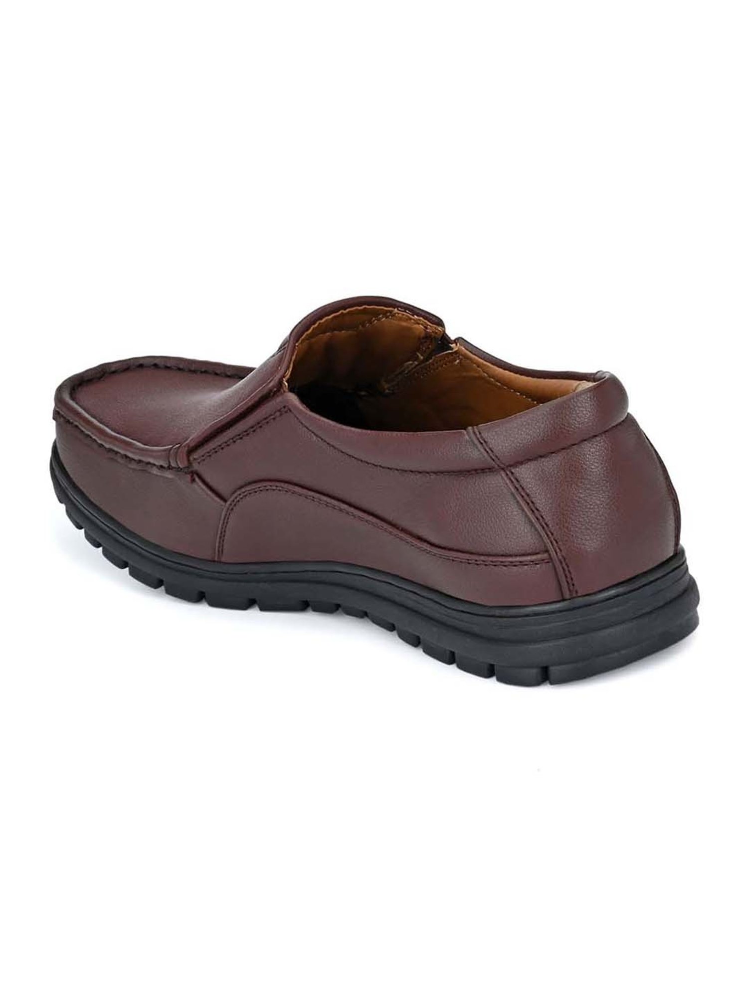 Eego Italy Men's Brown Formal Loafers