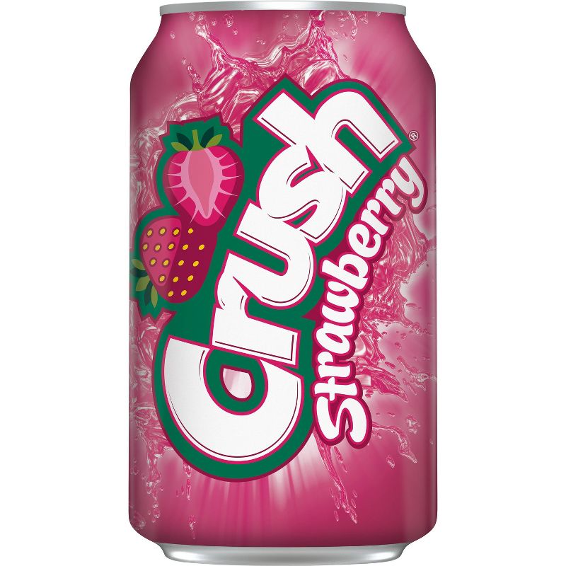 Crush Strawberry Soda - 12pk/12 fl oz Cans