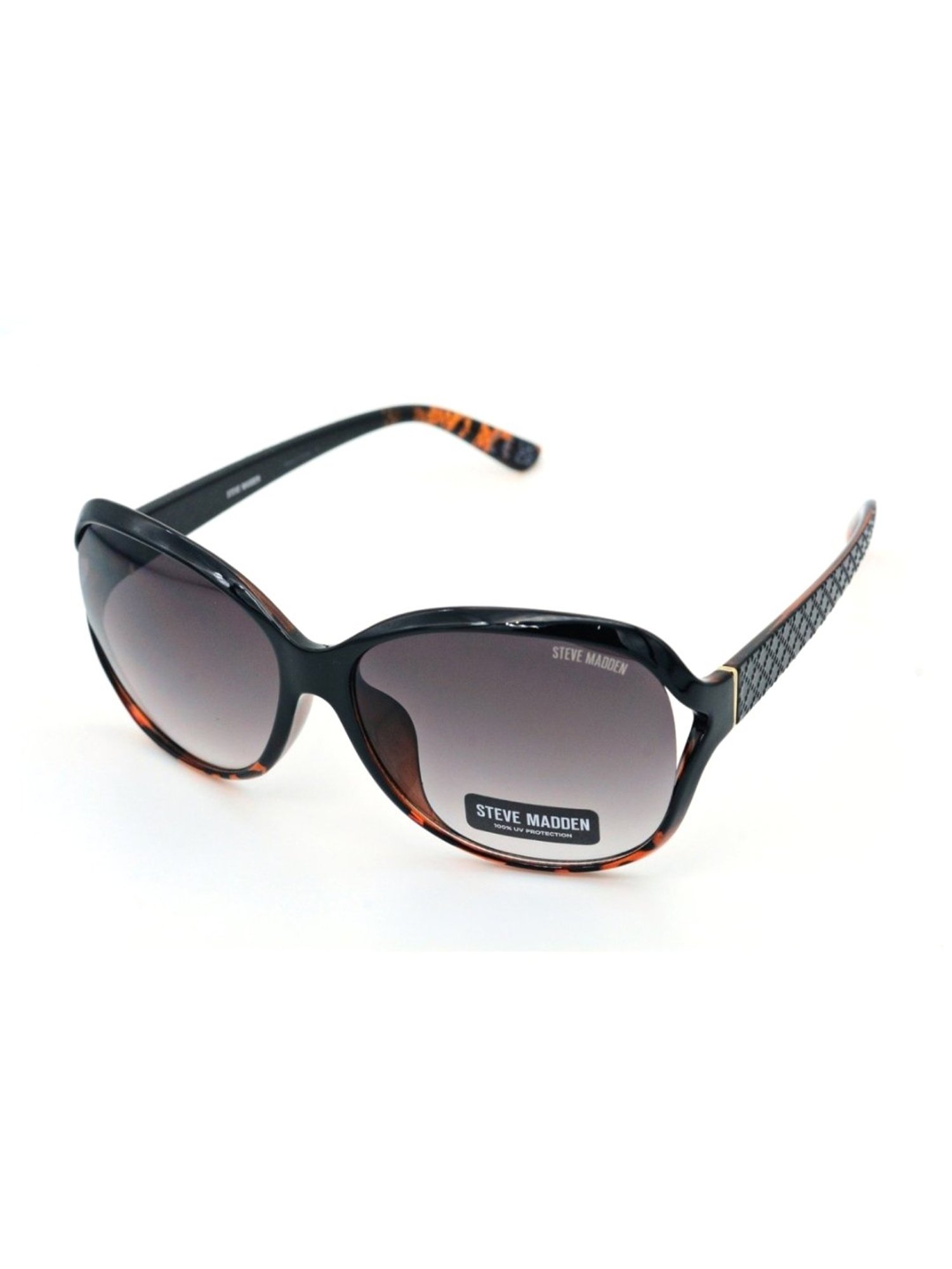 STEVE MADDEN Brown Square UV Protection Sunglasses for Women