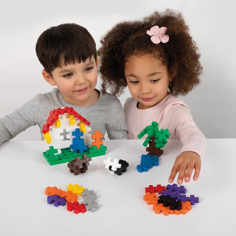Plus-Plus BIG Learn to Build - Toddler Building STEM Toy - Basic Color Mix