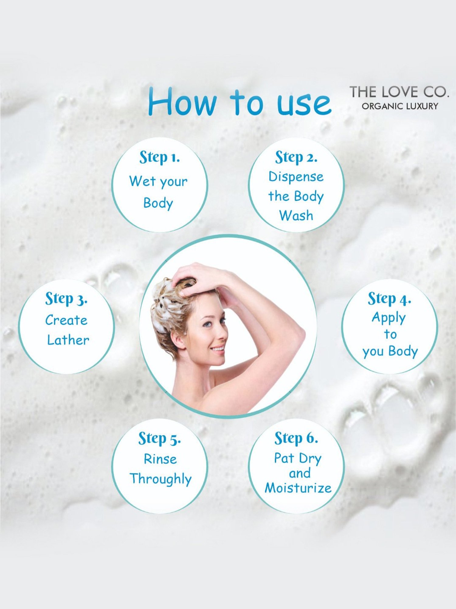 The Love Co. Waterlily Bath & Shower Gel - 100 ml