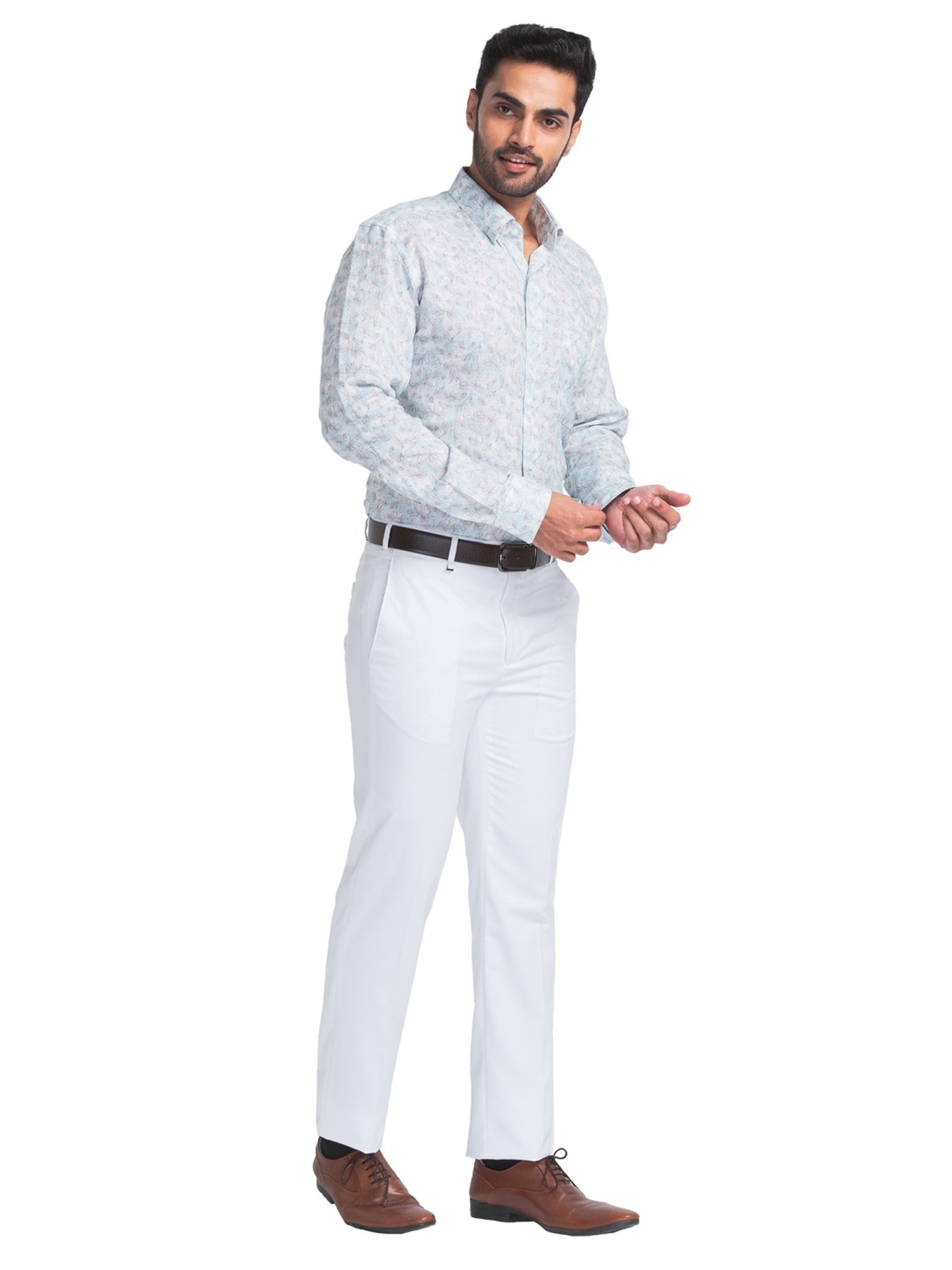 Raymond White Contemporary Fit Trousers