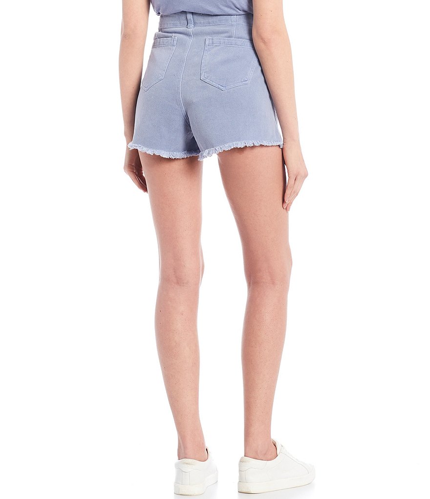 C&V Chelsea & Violet Frayed Hem Denim Shorts