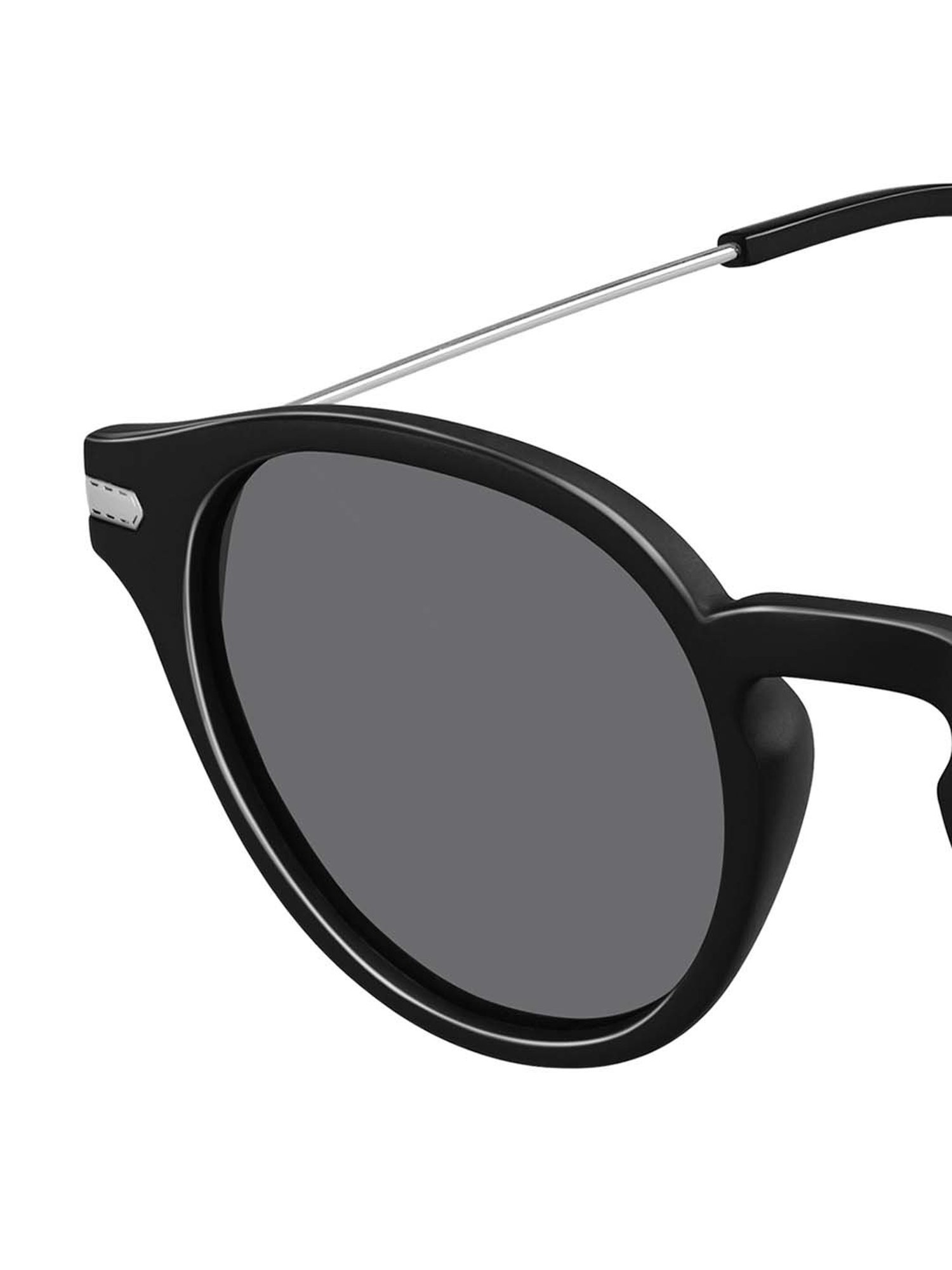 Polaroid 233638CVS48Y2 Grey Polarized Oval Sunglasses