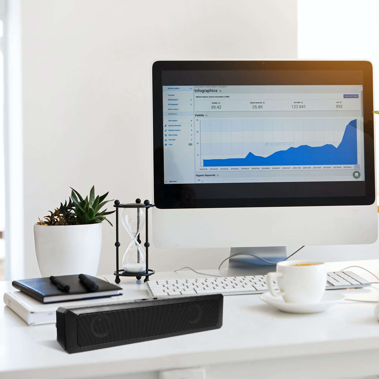 1Pc USB Power Desktop Computer Speaker Wired Surround Speaker Loudspeaker Box