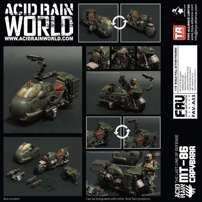 FAV-A33 MT-86 Capybara 1:18 Scale | Acid Rain Fav Action figures