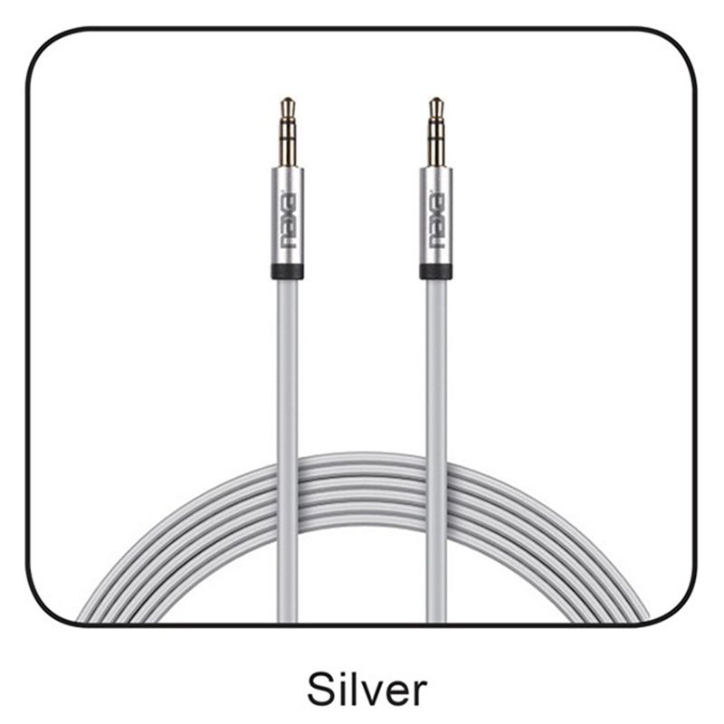 6 Ft. Tangle-Free Auxiliary Cable-SILVER