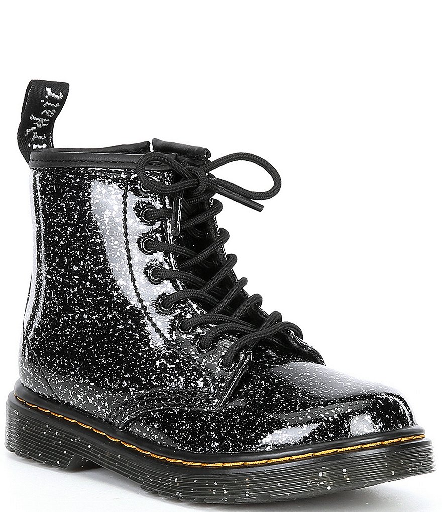 Dr. Martens Girl's 1460 Glitter Boots (Toddler)